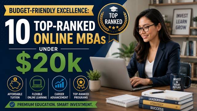 Budget-Friendly Excellence: 10 Top-Ranked Online MBAs Under $20k