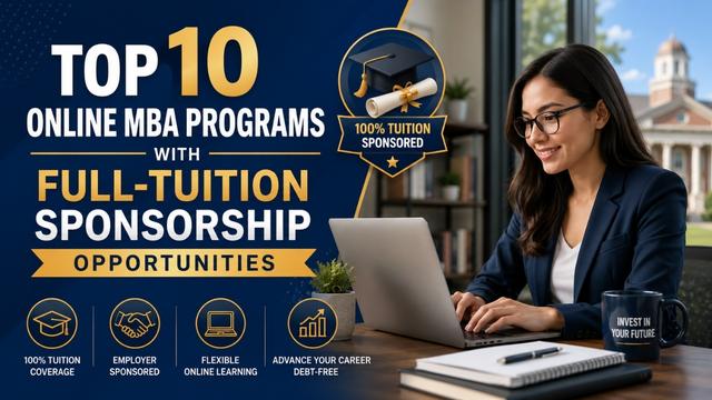 Top 10 Online MBA Programs with Full-Tuition Sponsorship Opportunities